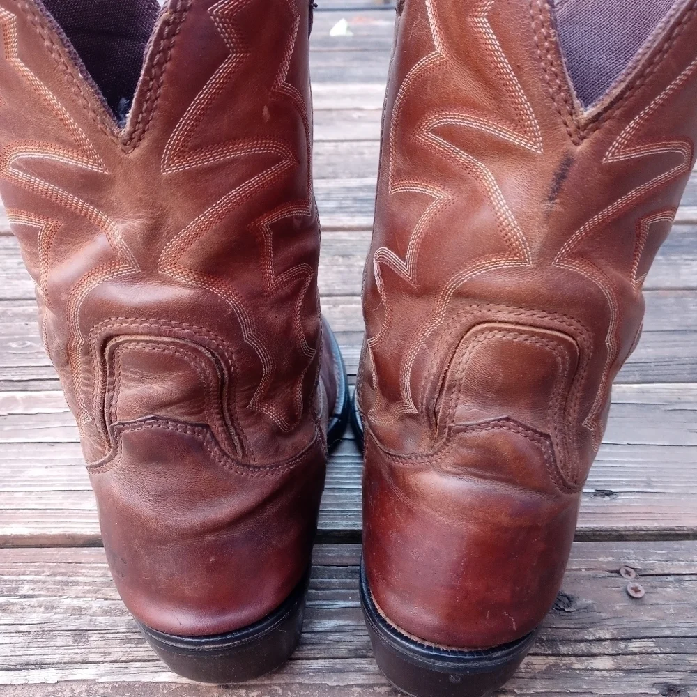 Ariat Ironside Waterproof Work Boot Men's 11.5D Brown Leather Pull On 10006299.